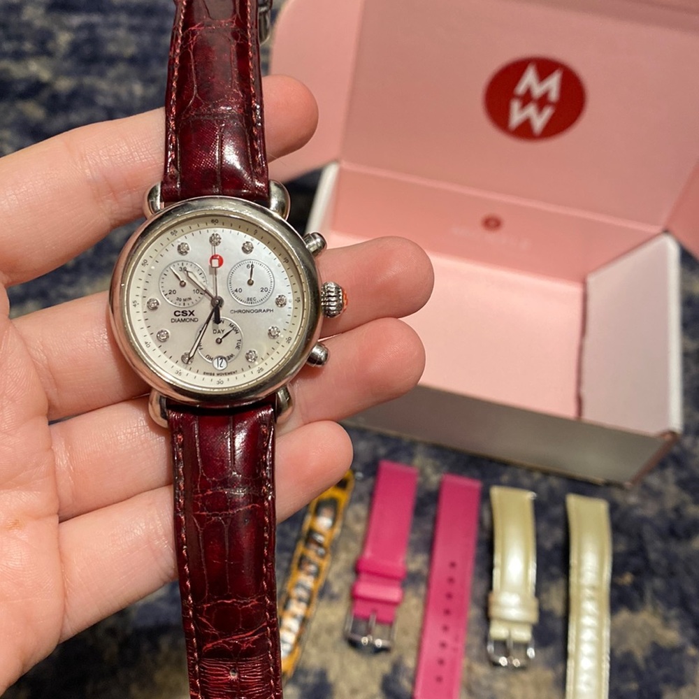 Michele CSX chronograph watch - read description! (NEEDS REPAIR)